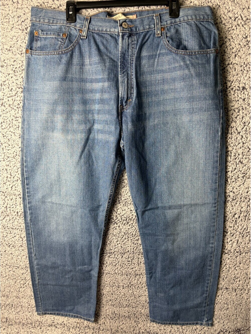 Levi's 505 Jeans Mens 40x30 Blue Regular Fit Straight Leg Red Tab NWT